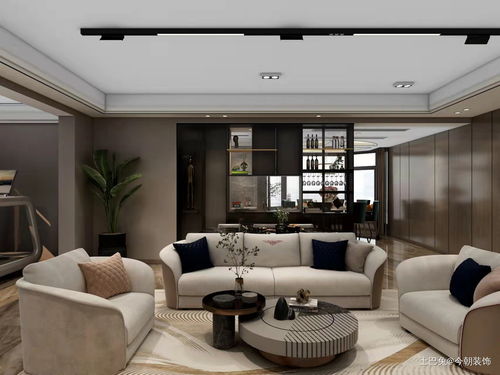 260㎡現代輕奢風四居室裝修案例 回歸生活本質的實景賞析